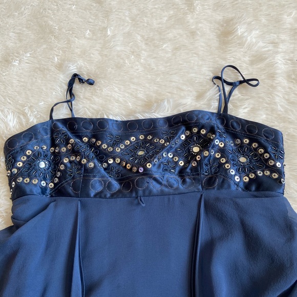 BCBGMAXAZRIA blue dress - Picture 6 of 7